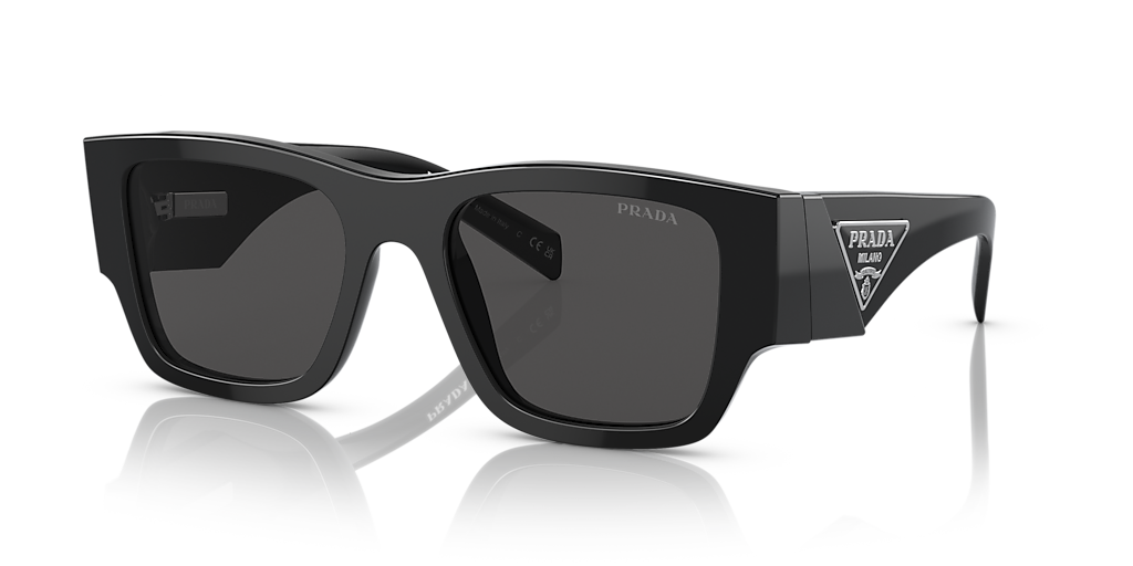 Prada PR 10ZSF L (55 - 19) with Grey lenses and Black frame