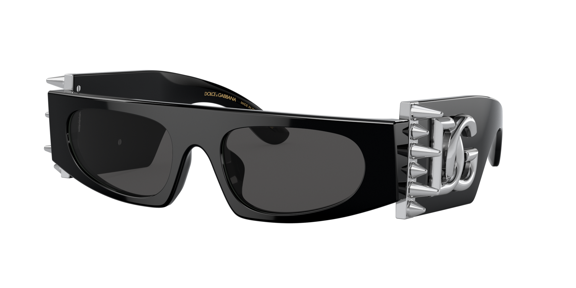 Dolce&Gabbana Frau Sunglass DG4412 - Rahmenfarbe: Schwarz, Linsenfarbe: Dunkelgrau