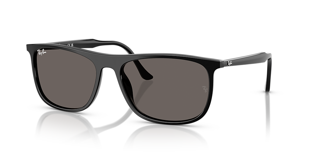 Ray-Ban  ブラックサングラス Ray-Ban RB2216 XL (58 - 18) with Grey lenses and Black frame