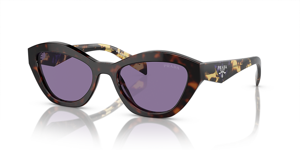 Prada PR A02S S (52 - 19) with Violet lenses and Tortoise frame