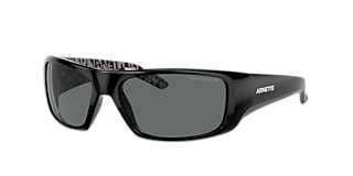 Arnette Slickster XL (58 - 16) with Grey lenses and Black frame
