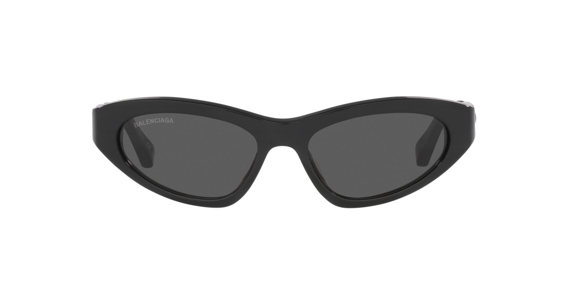 Balenciaga BB0207S XL (54 - 17) with Grey lenses and Black frame