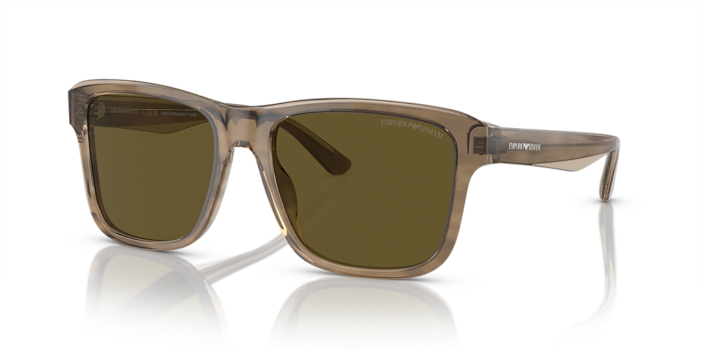 Emporio Armani EA4208 L (56 - 18) with Brown lenses and Green