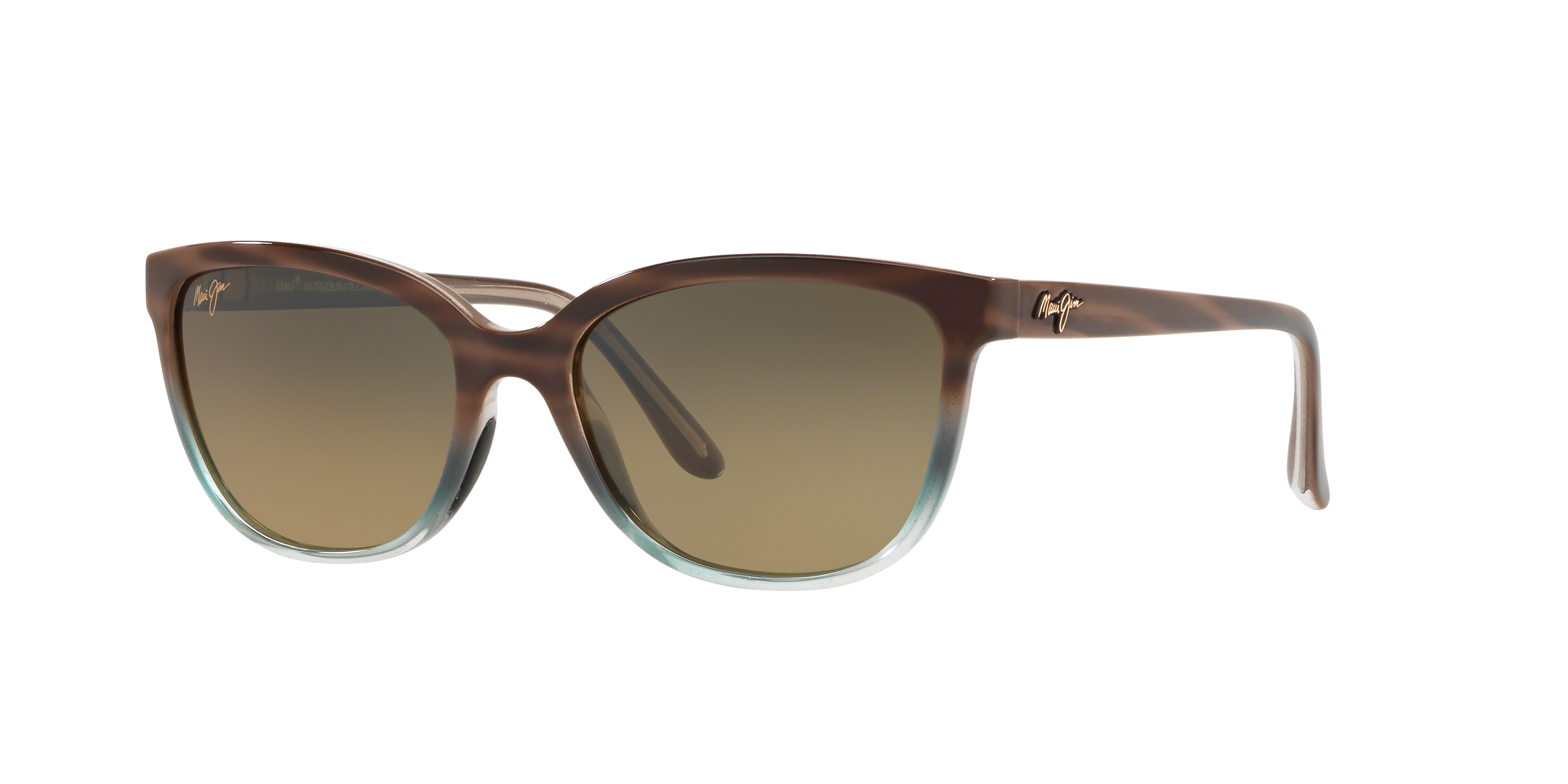 Maui Jim 758 Honi S (55 - 18) with Copper lenses and Brown frame