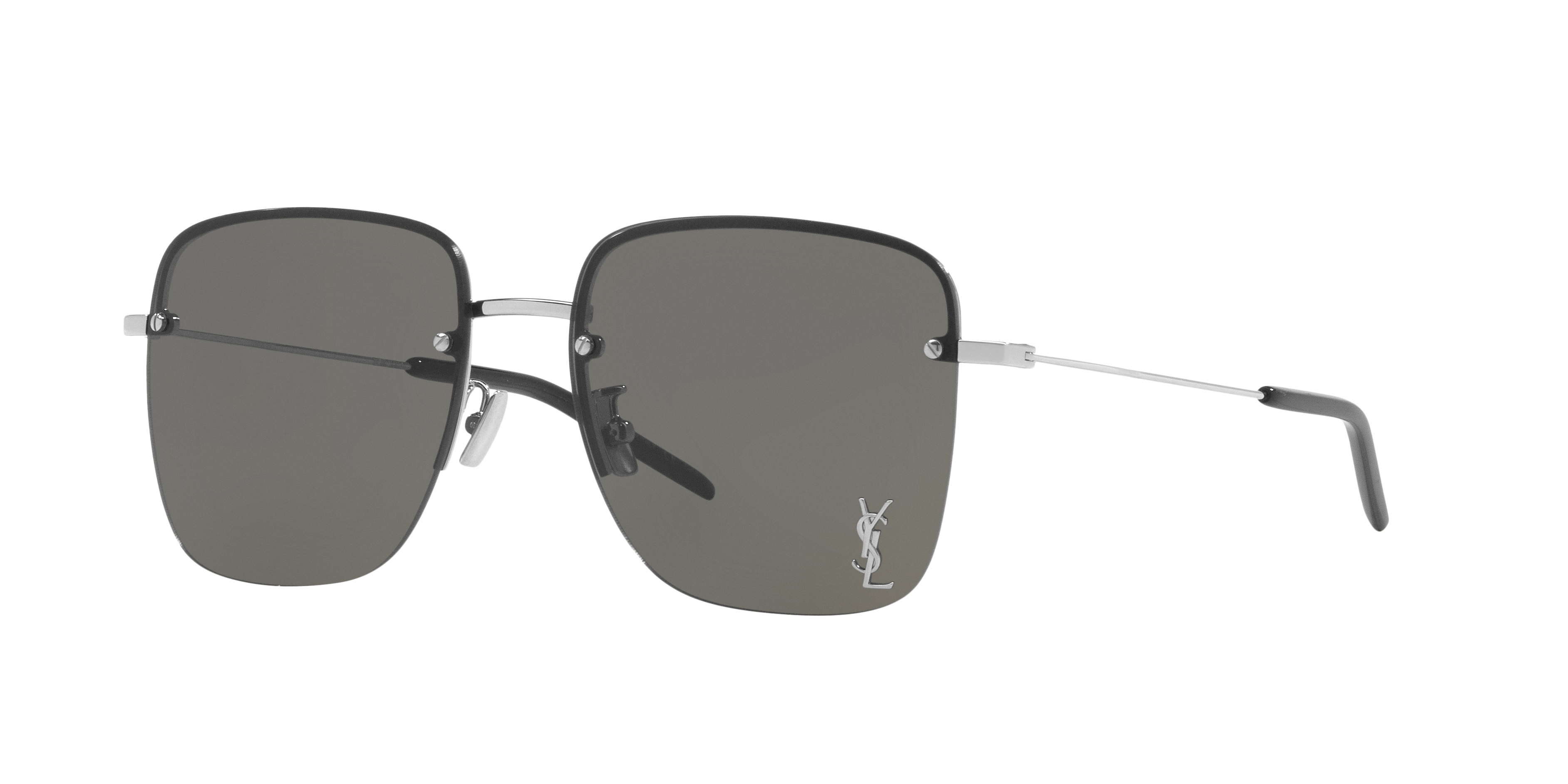 Saint Laurent Woman Sunglass SL 312 M -  Frame color: Silver, Lens color: Grey