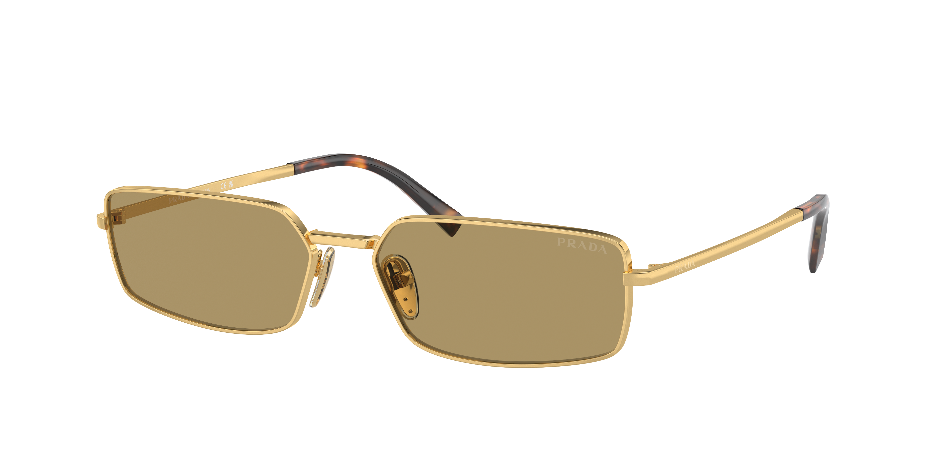 Prada PR A60S XL (59 - 16) with Green lenses and Gold frame