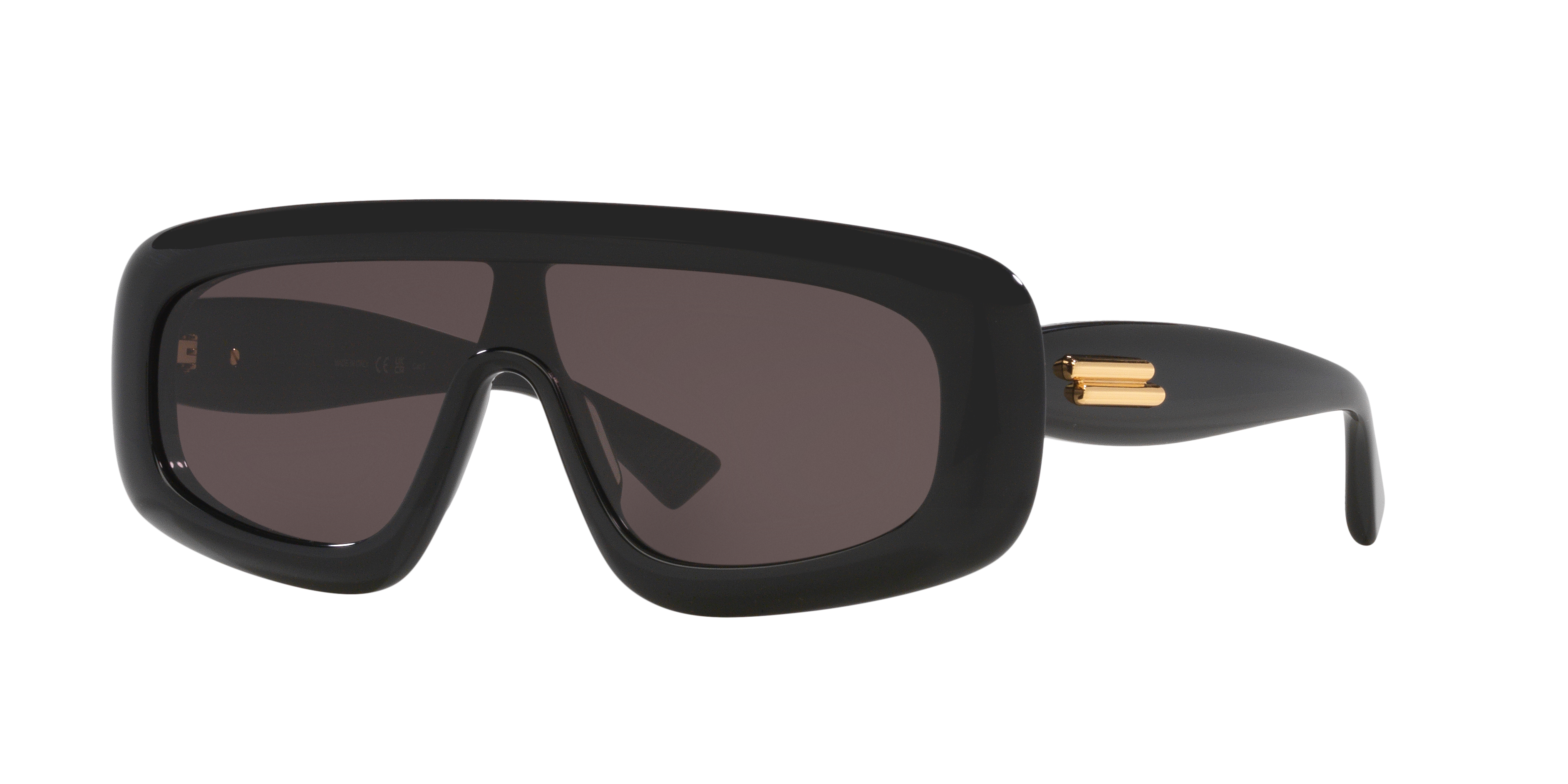 Bottega Veneta BV1281S XXL (99 - 199) with Grey lenses and Black