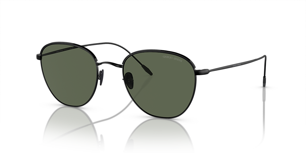 Giorgio Armani AR6048 M (51 - 21) with Green lenses and Black