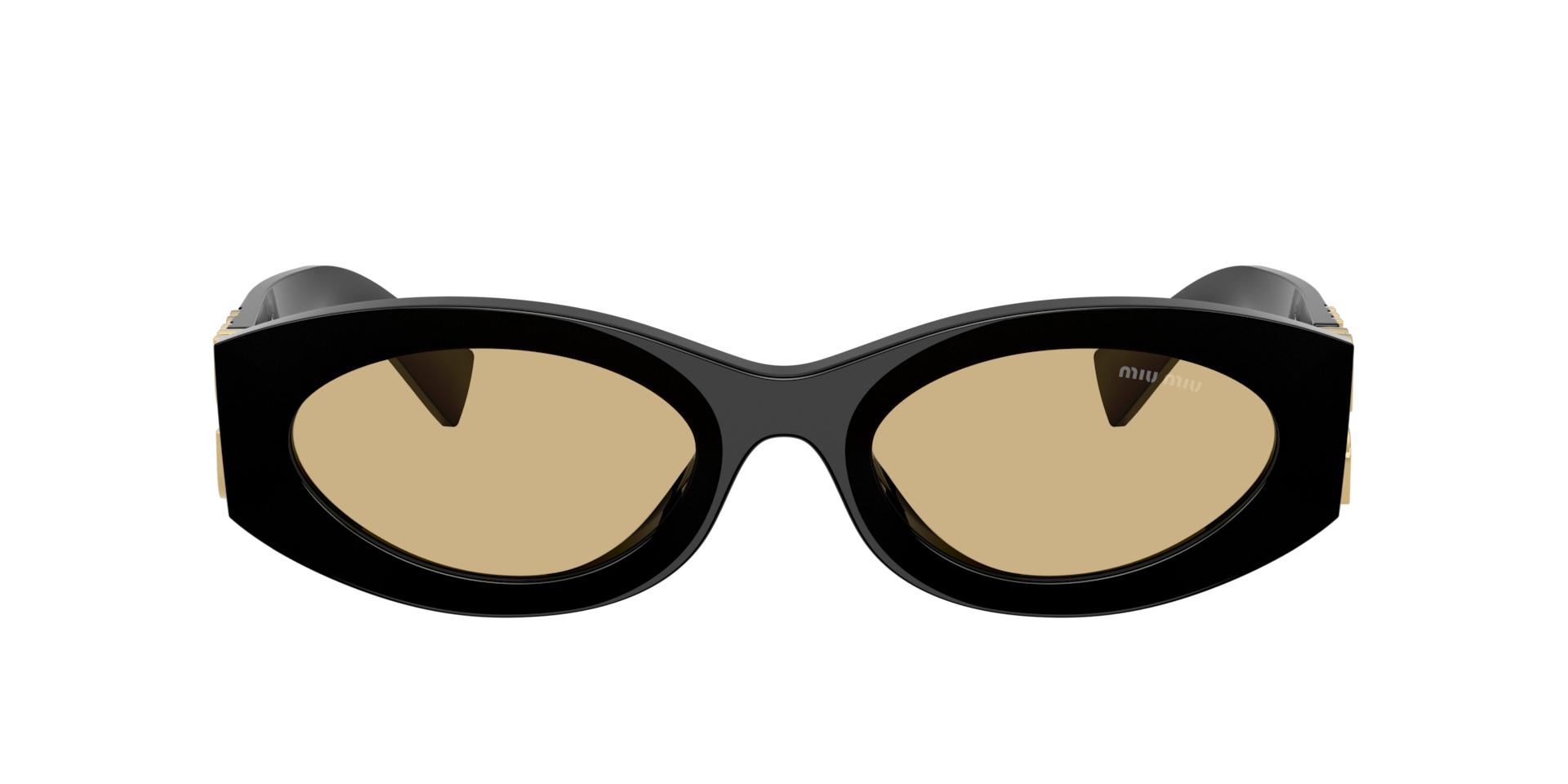 Miu Miu MU 11WS 0MU 11WS XL (54 - 21) with Yellow lenses and Black