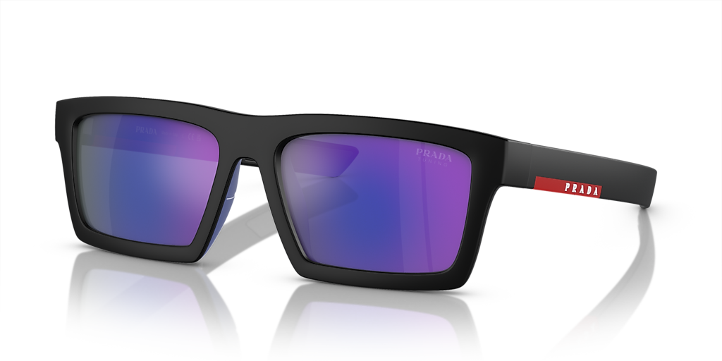ラオス産 ダブルターミネーションポイント Prada Linea Rossa PS 02ZSU XXL (58 - 18) with Blue lenses and