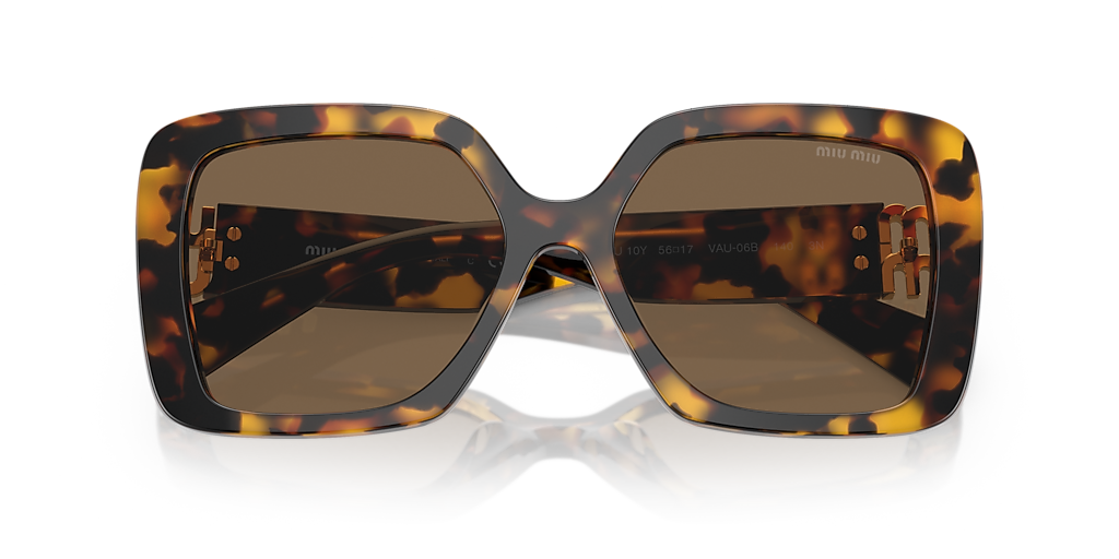 Miu Miu MU 10YS M (56 - 17) with Brown lenses and Tortoise frame