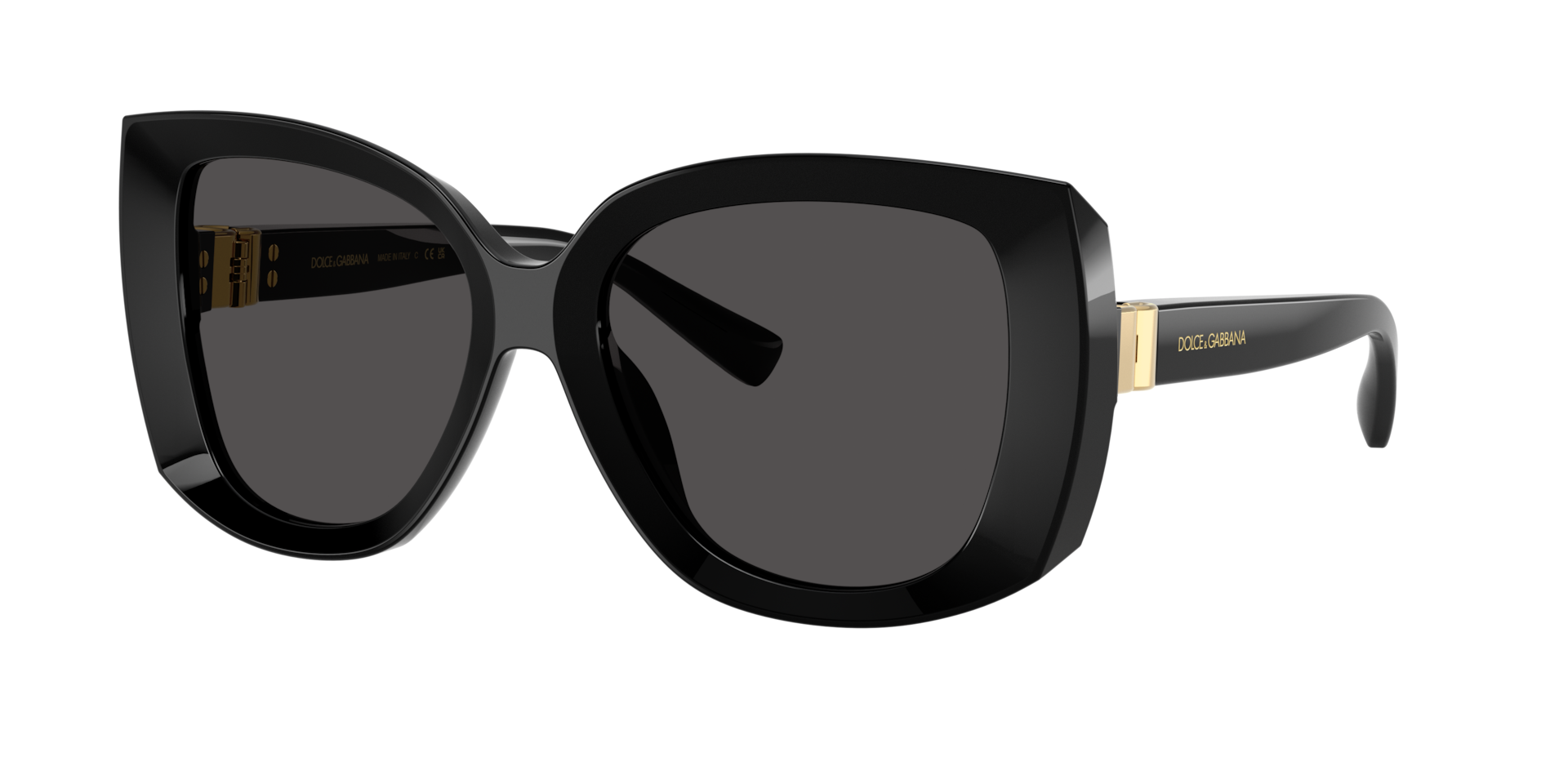 Dolce&Gabbana DG4495 M (56 - 18) with Grey lenses and Black frame