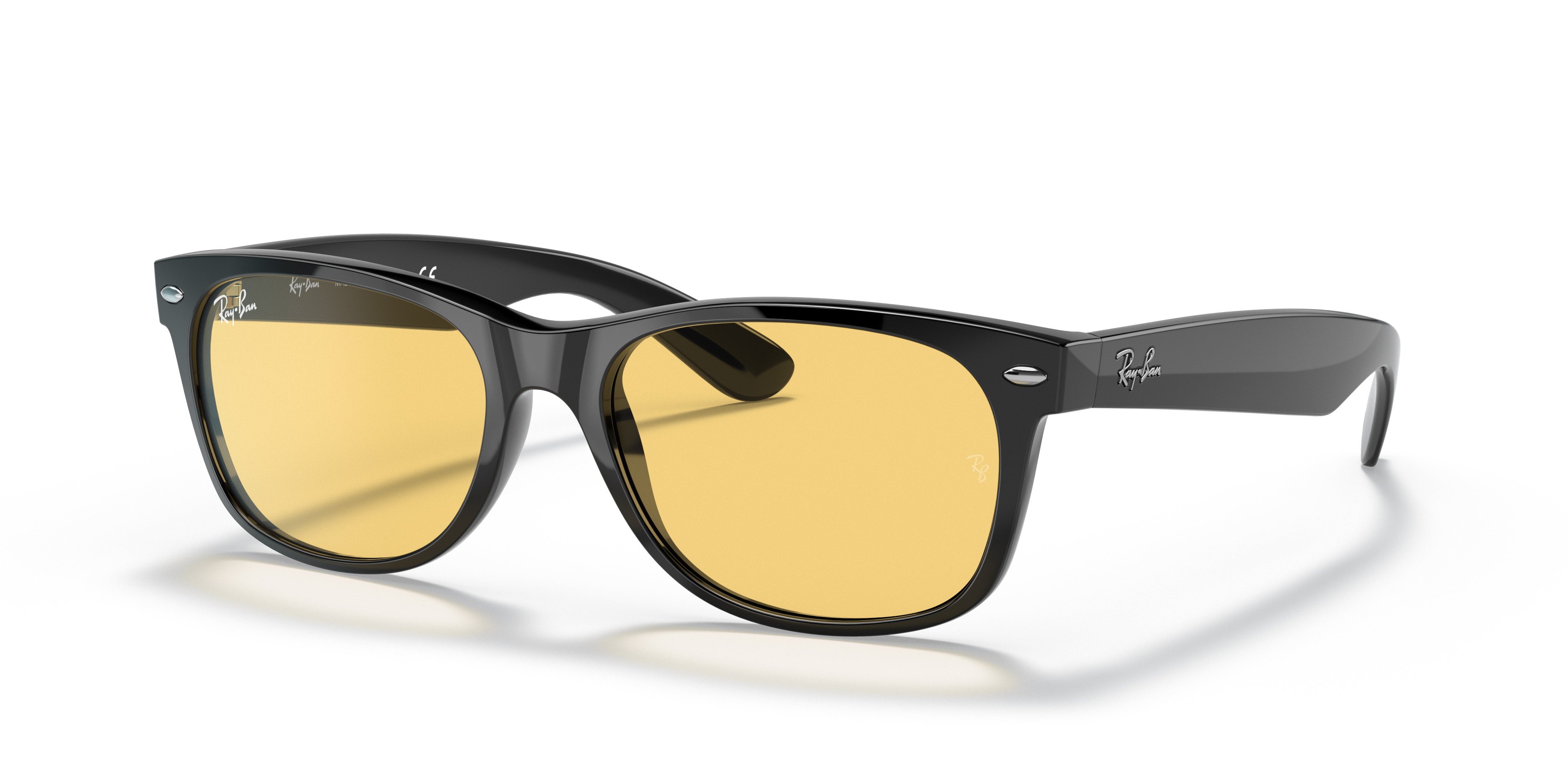Ray-Ban New Wayfarer Classic M (55 - 18) with Yellow lenses and