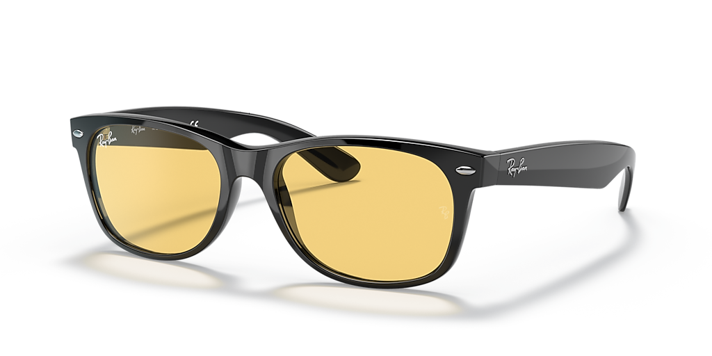 RayBan レイバン RB2132-F イエロー Ray-Ban New Wayfarer Classic M (55 - 18) with Yellow lenses and