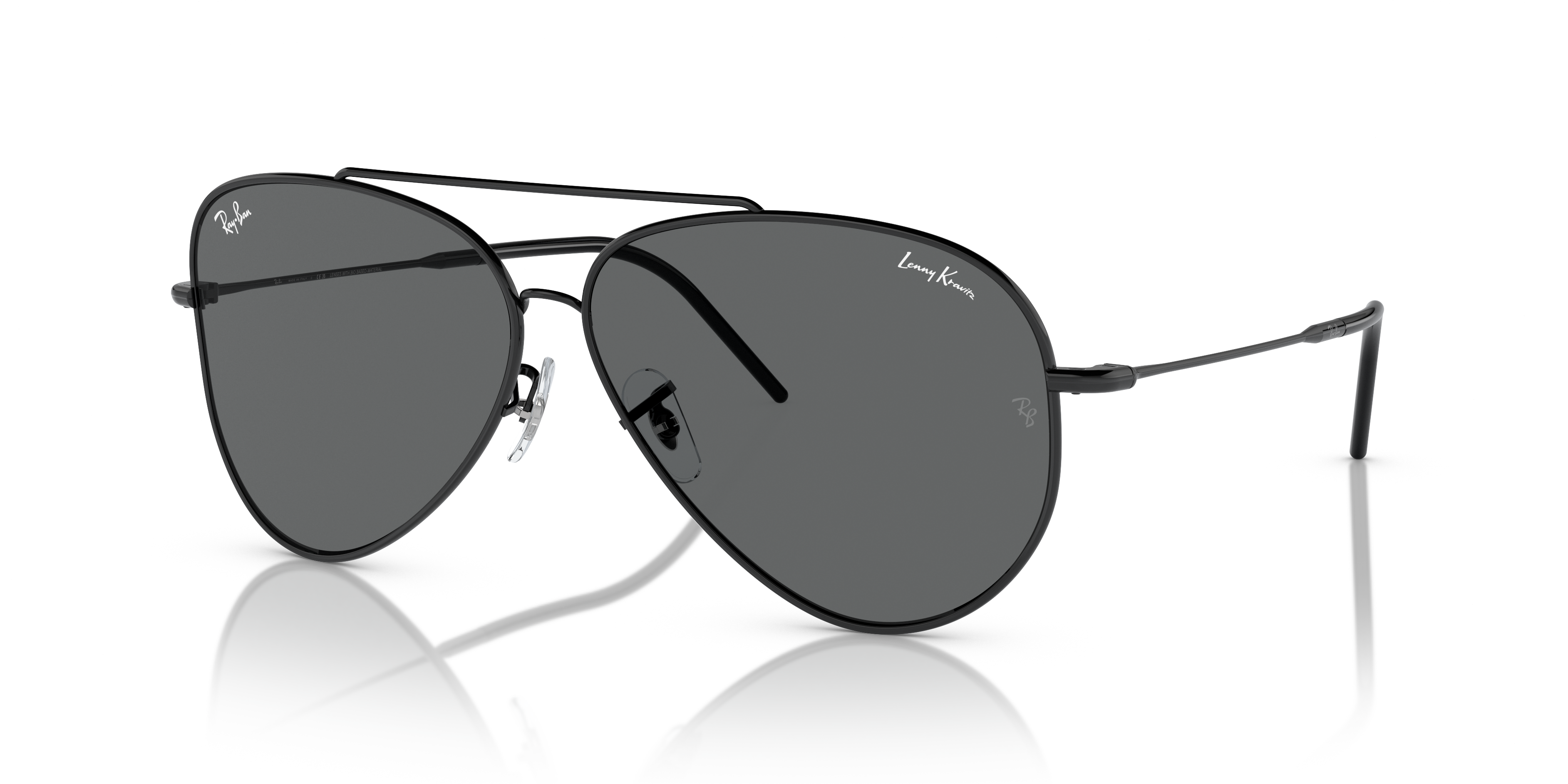 Ray-Ban Lenny Kravitz X Aviator Reverse XXL (62 - 11) met Grijs