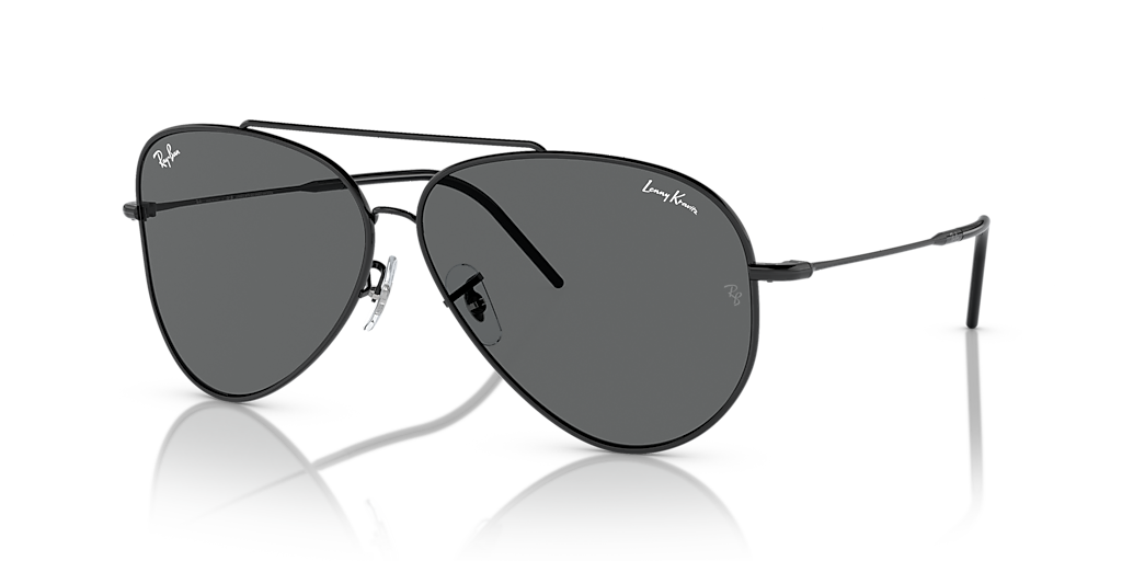 リリ// Ray-Ban Lenny Kravitz X Aviator Reverse XXL (62 - 11) with Grey