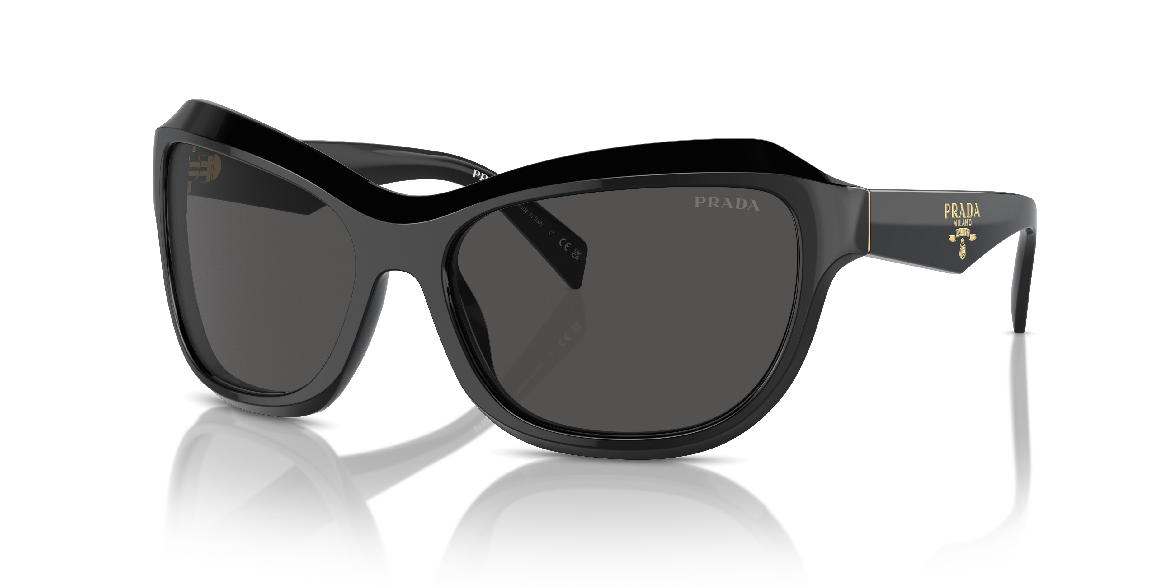 【raimutodiva 】PRADA ブラックサングラス 0PR_A27S__16K5S0__P21__shad__q