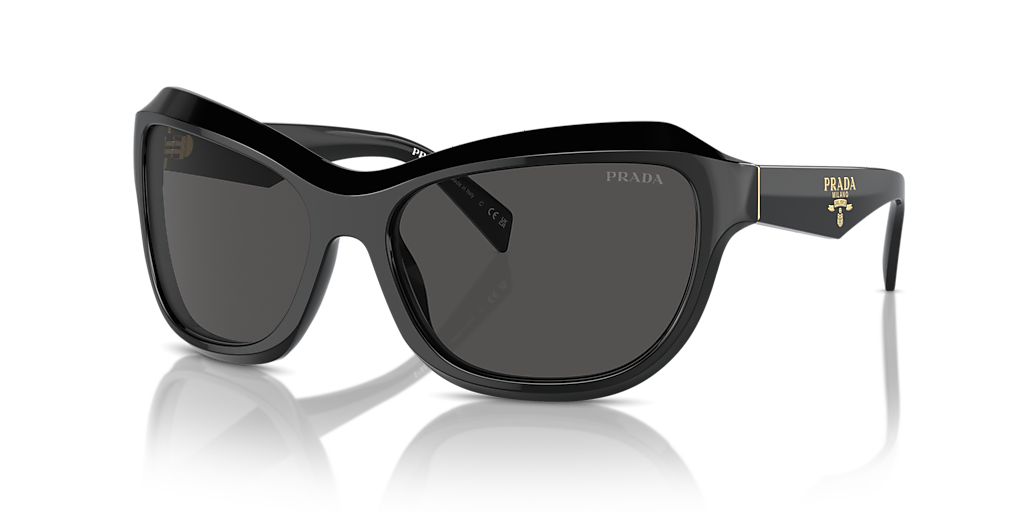 Prada PR A27S L (62 - 17) with Grey lenses and Black frame