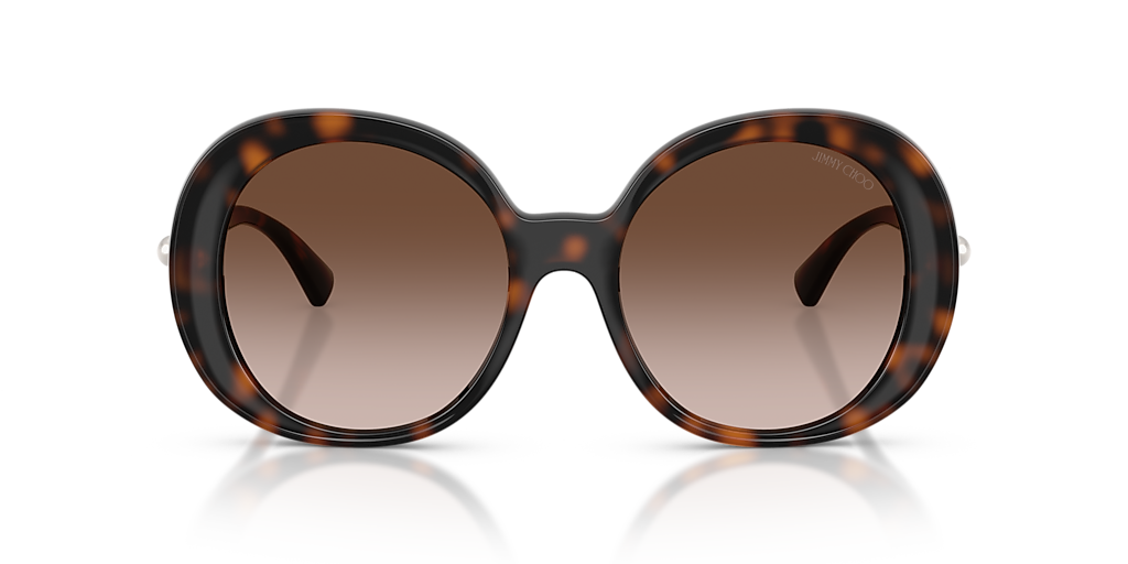 Jimmy Choo JC6004HU S (53 - 18) with Brown lenses and Tortoise