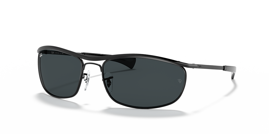 Ray-Ban Olympian I Deluxe L (62 - 18) with Blue lenses and Black