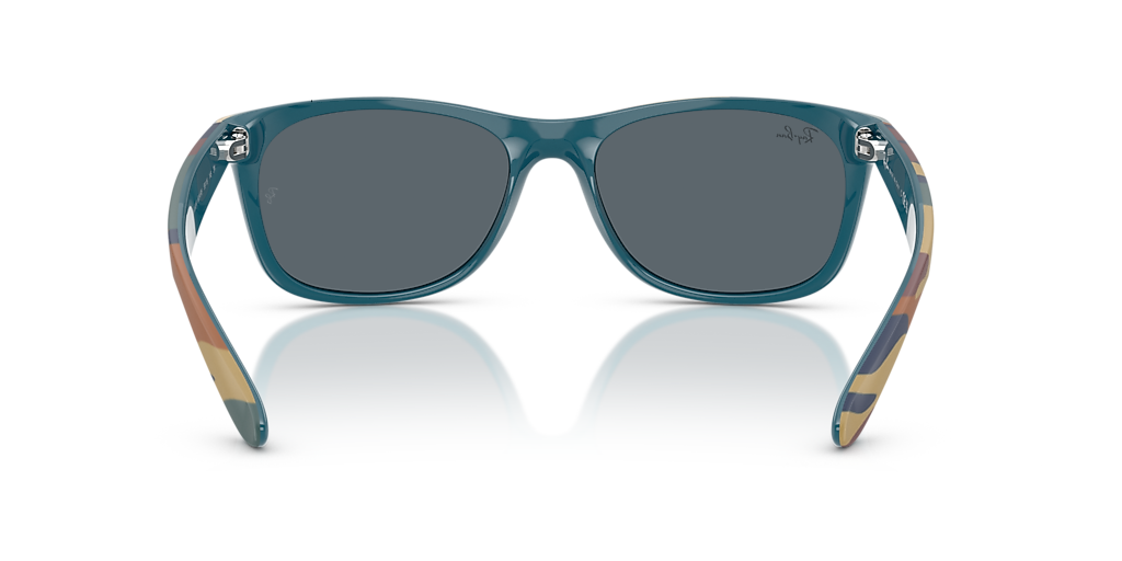 Ray-Ban New Wayfarer Classic M (55 - 18) with Blue lenses and Blue