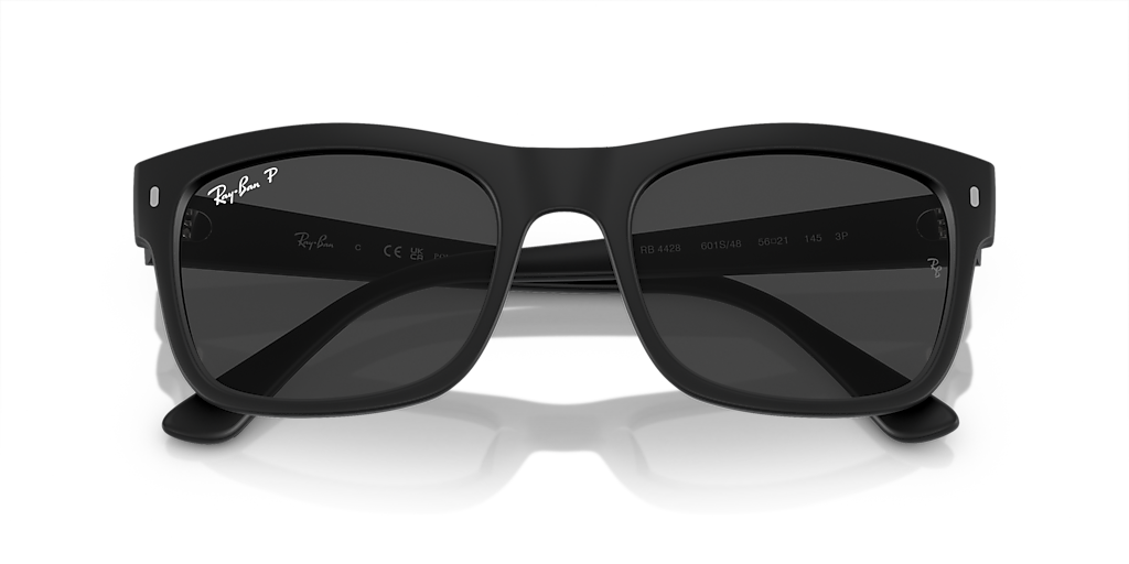 Ray-Ban RB4428 L (56 - 21) with Black lenses and Black frame