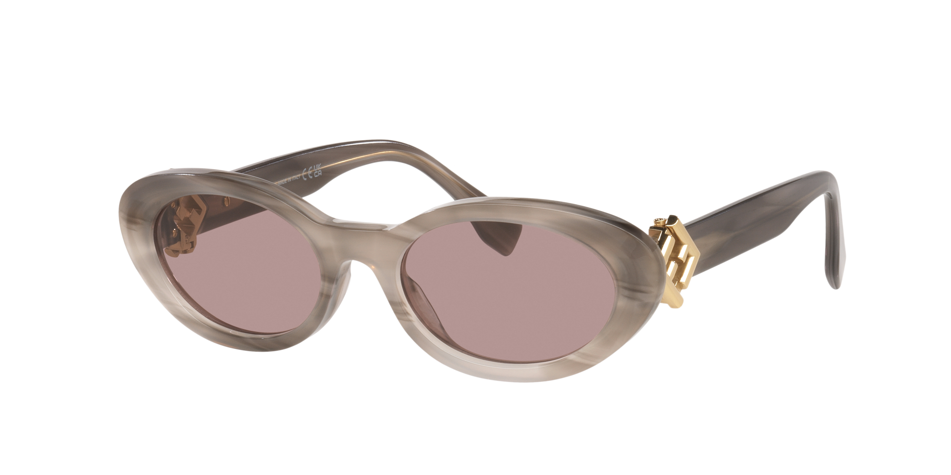 Fendi Femme Sunglass Ff Diamonds FE40140U - Couleur du Monture Gris Couleur de Lentille Pourpre 195 €