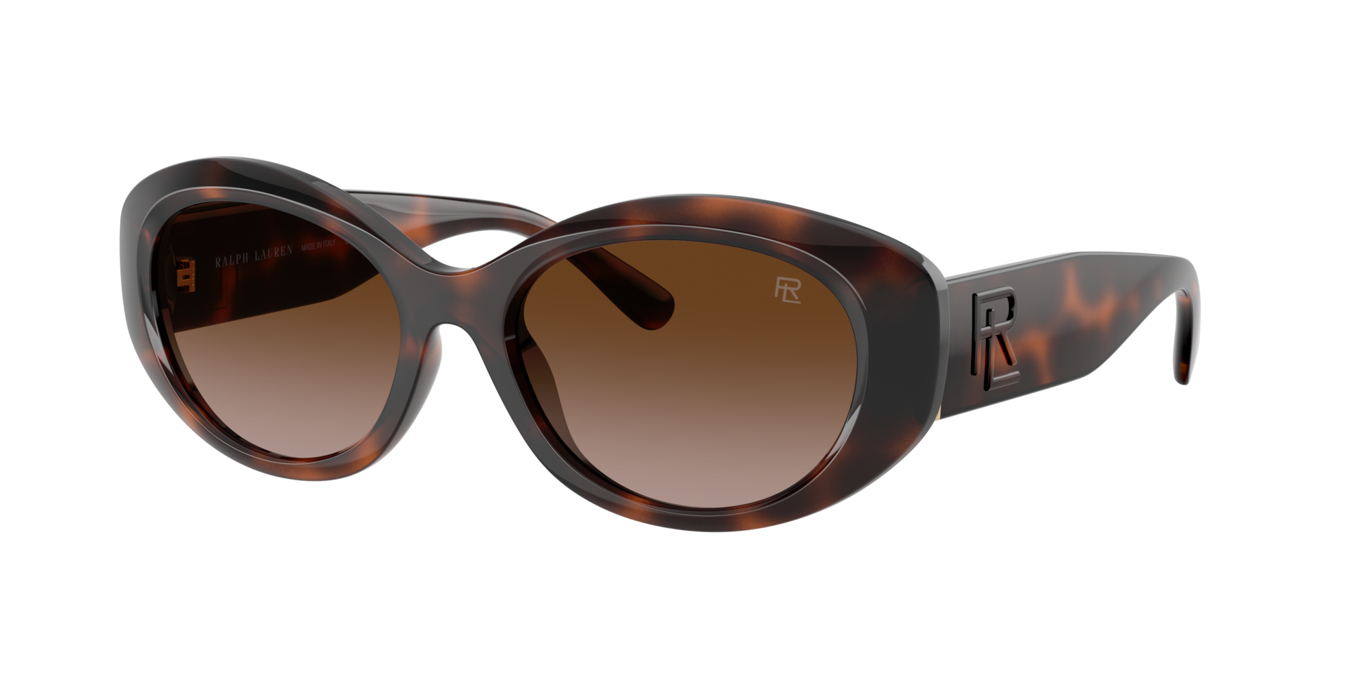 Ralph Lauren Femme Sunglass RL8232U - Couleur du Monture Havana Clair Couleur de Lentille Dgrad Marron 245 €