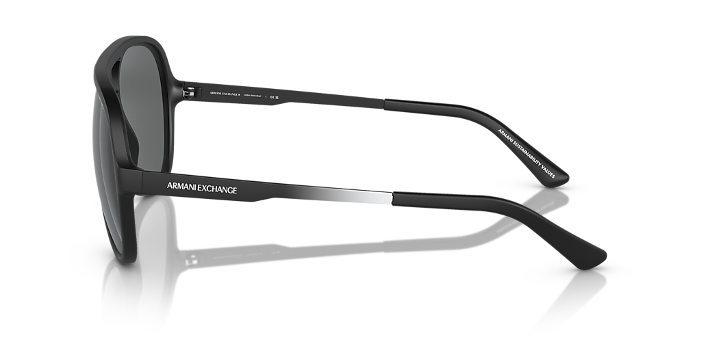 Armani Exchange AX4133S XL (60 - 14) with Grey lenses and Black