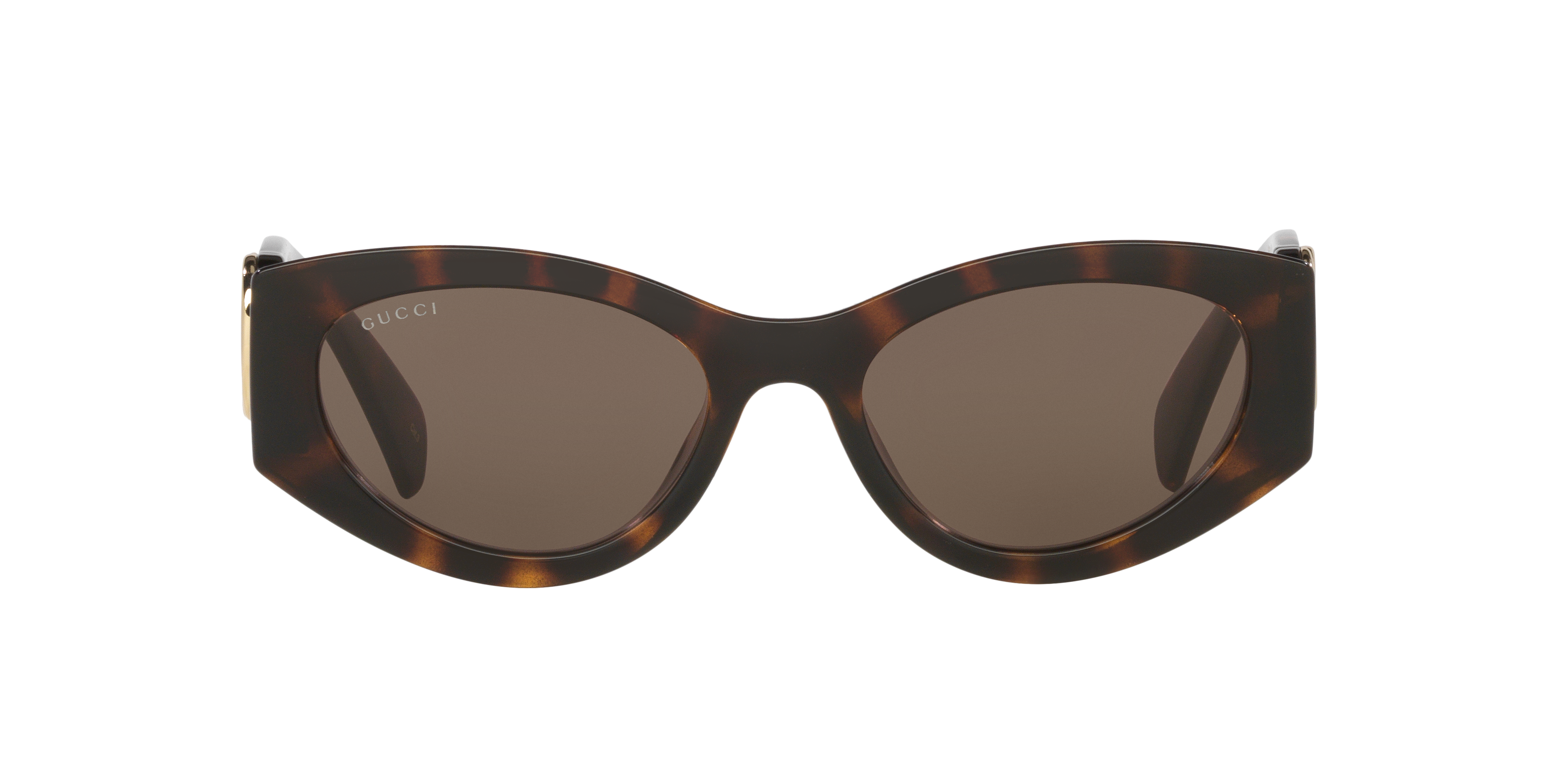 Gucci GG1691S M (54 - 19) with Brown lenses and Tortoise frame