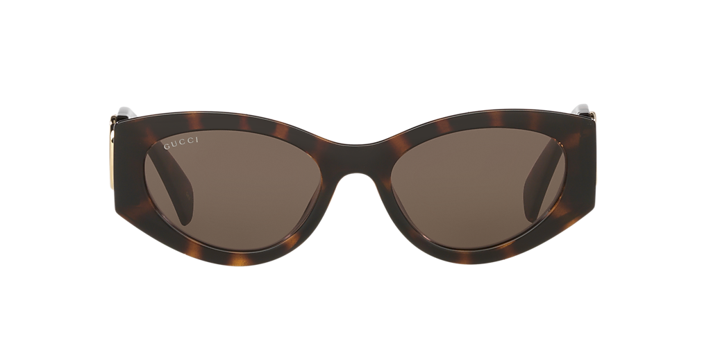 Gucci GG1691S M (54 - 19) with Brown lenses and Tortoise frame