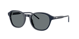Besuchen Sonnenbrille Emporio Armani EA4247U S (51-20) mit Blau glÄser und Blau gestell Besuchen Sonnenbrille Emporio Armani EA4247U S (51-20) mit Blau glÄser und Blau gestell