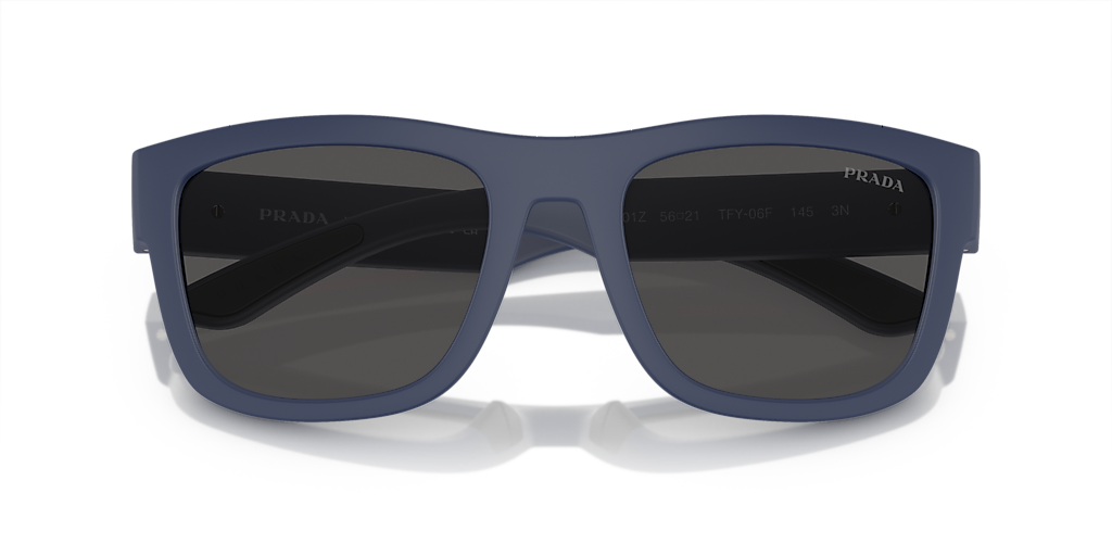 Prada Linea Rossa PS 01ZS XXL (56 - 21) with Grey lenses and Blue