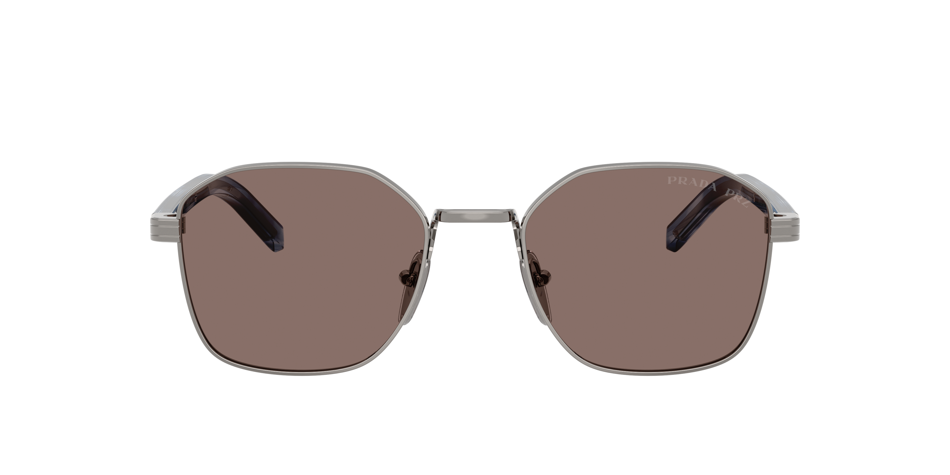 Prada PR C50S XS (51 - 20) with Brown lenses and Grey frame