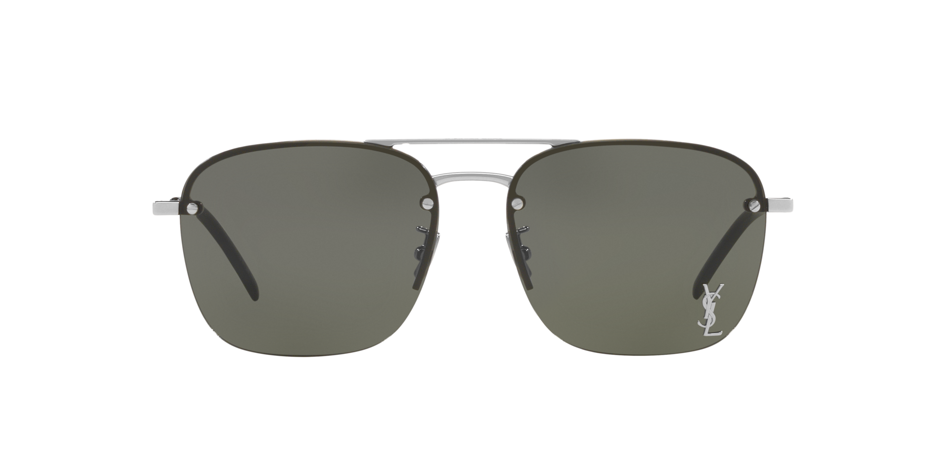 Saint Laurent SL 309 M L (59 - 15) with Grey lenses and Silver