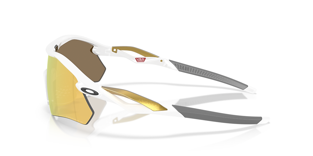 Oakley Radar® Plate​ L (36 - 136) with Gold lenses and White frame