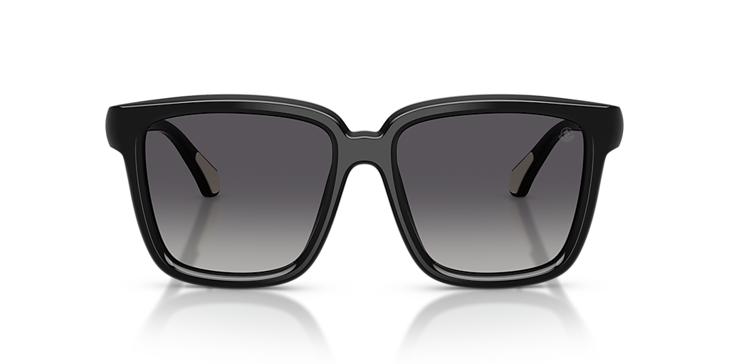 MONCLER スクエアフレームサングラス Moncler ME6026 Clasico M (54 - 16) with Grey lenses and Black