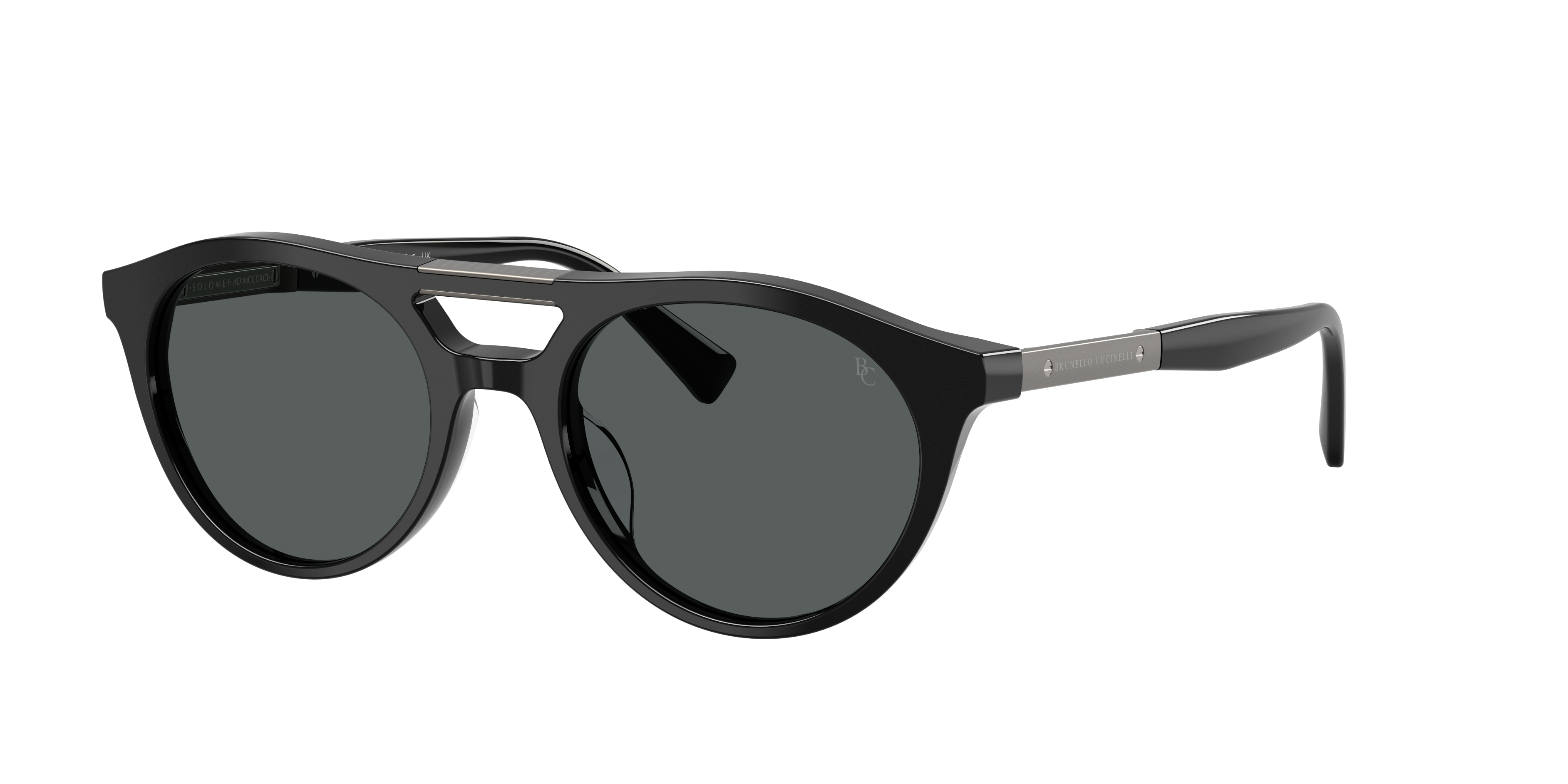 Brunello Cucinelli Unisex Sunglass BC4020S -  Frame color: Nero, Lens color: Eclisse Polarized