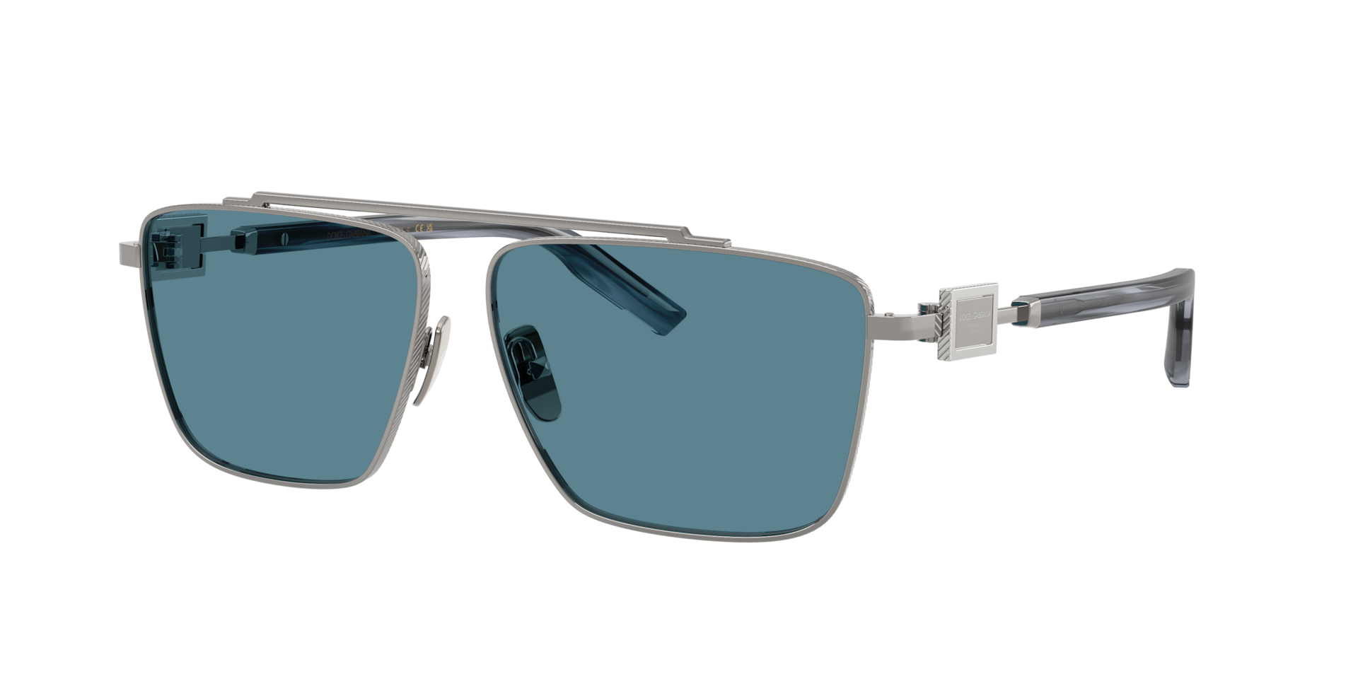 Dolce&Gabbana Man Sunglass DG2336 -  Frame color: Gunmetal, Lens color: Solid Blue