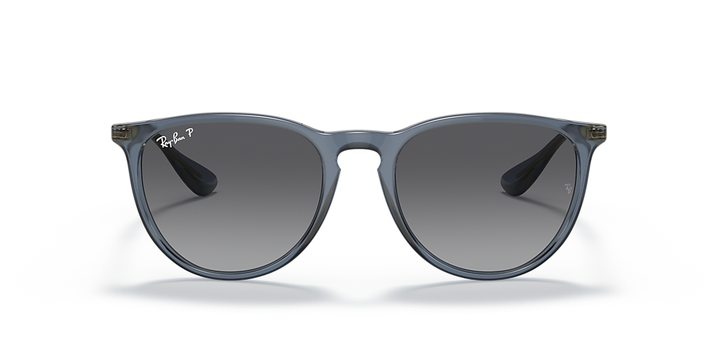 Ray-Ban Erika Classic M (54 - 18) with Grey lenses and Blue frame