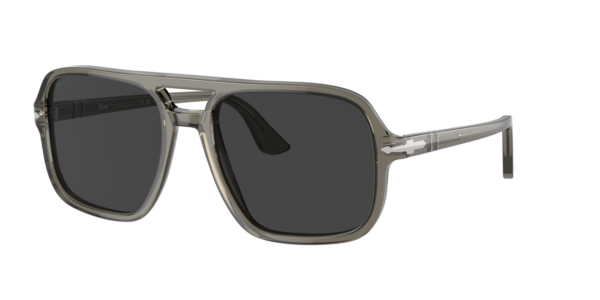 Persol Man Sunglass PO3328S -  Frame color: Smoke, Lens color: Polarized Black