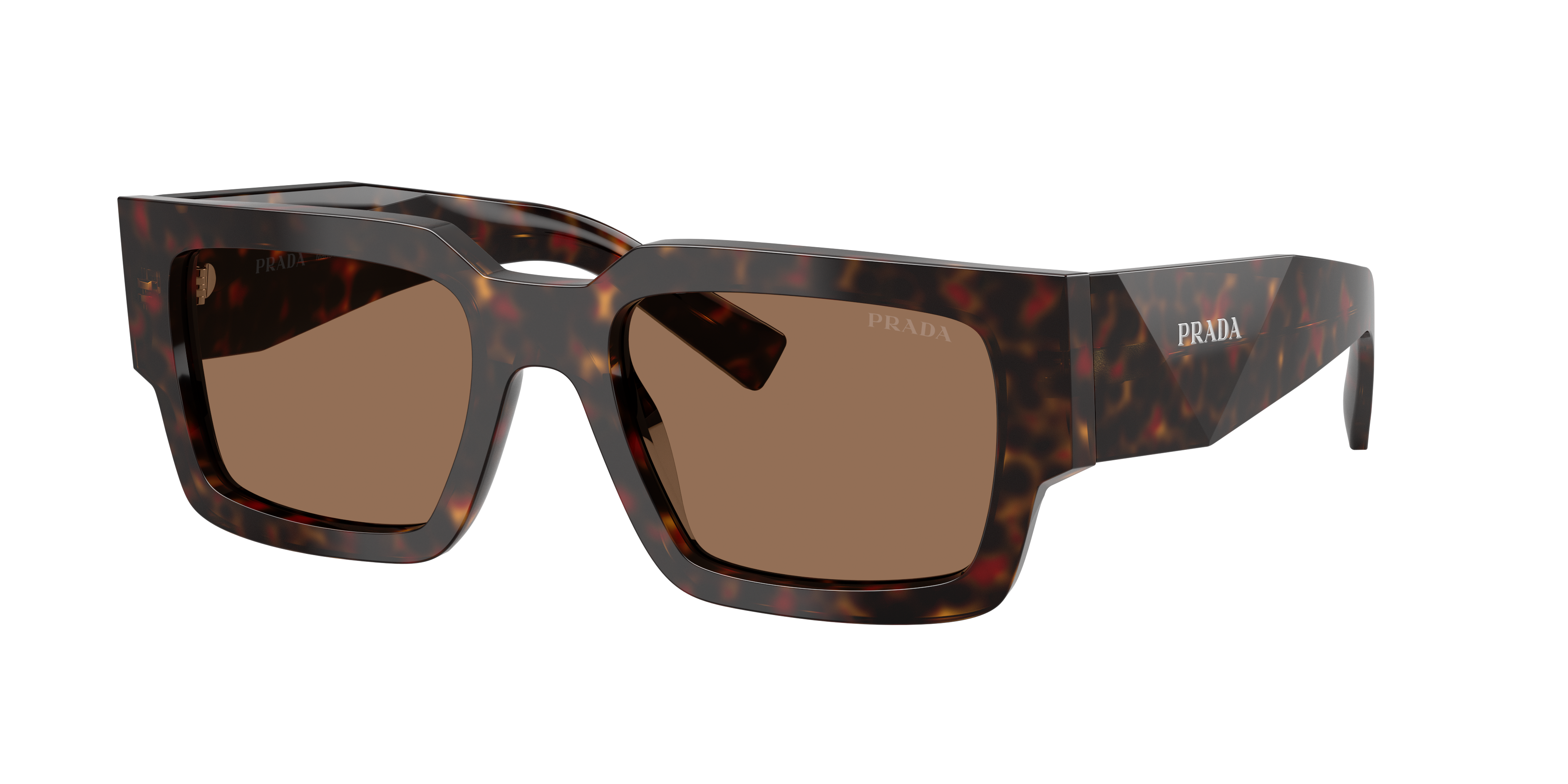 Prada PR B17S L (54 - 20) with Brown lenses and Tortoise frame