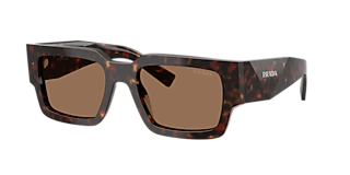 Prada PR 27ZS L (54 - 21) with Green lenses and Brown frame