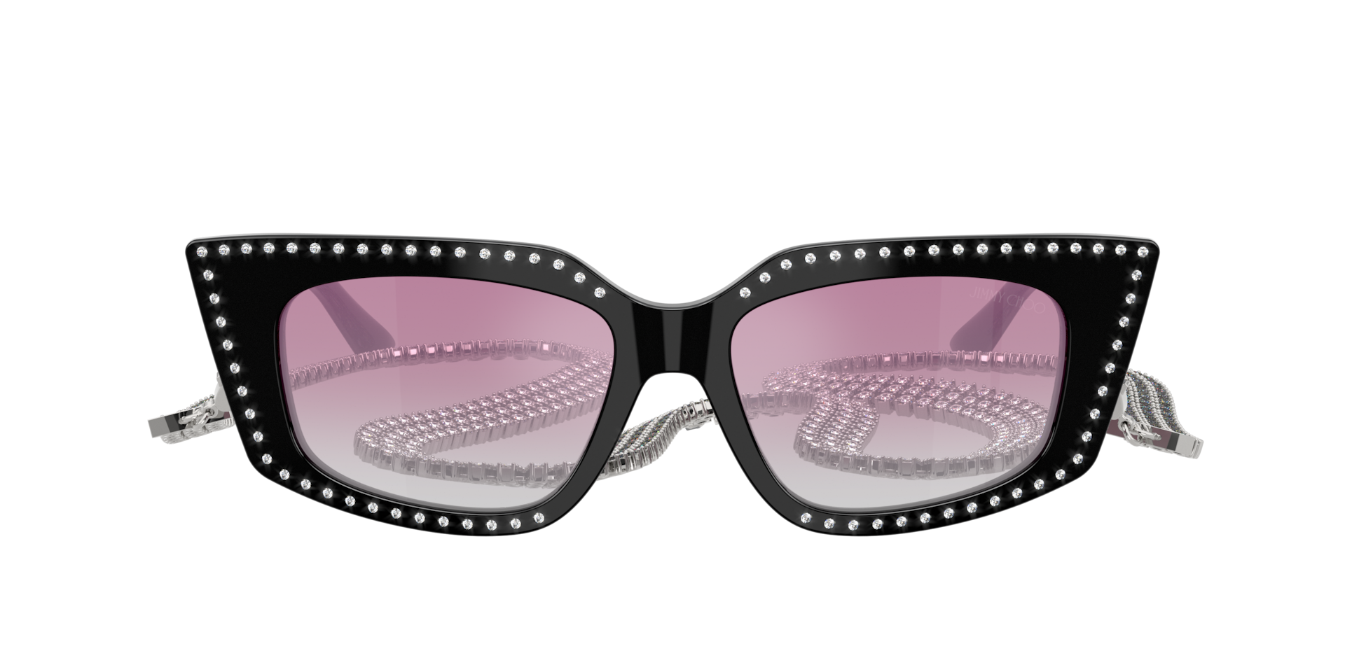 Jimmy Choo JC5033B XS (52 - 16) with Pink lenses and Black frame