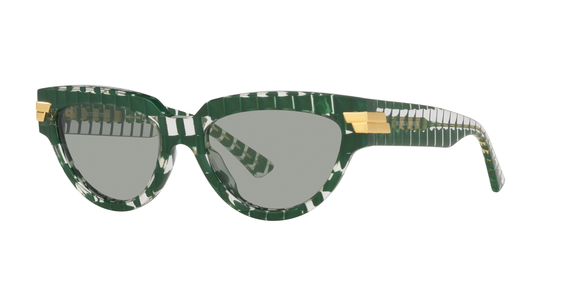 Bottega Veneta Femme Sunglass BV1035S - Couleur du Monture Vert Couleur de Lentille Vert 287 €