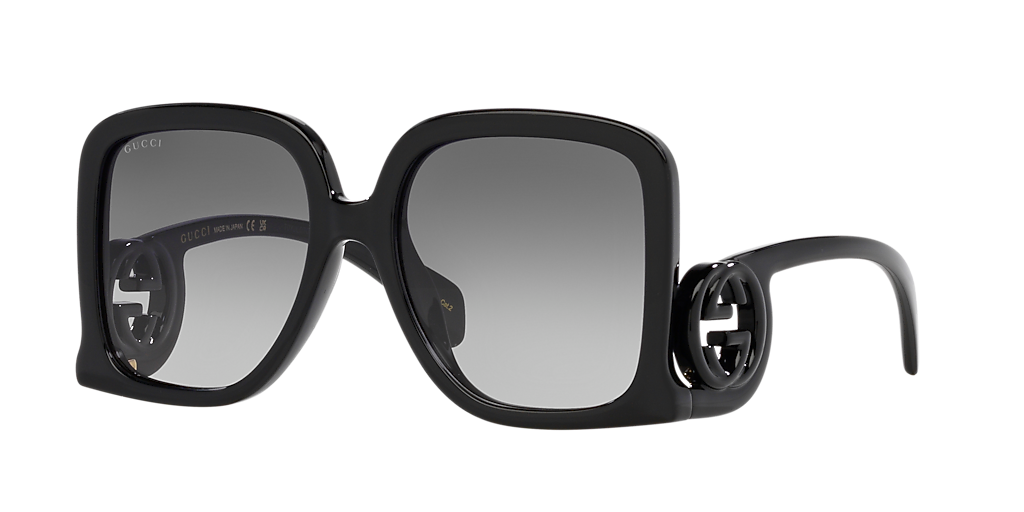 Gucci GG1326S XL (58 - 19) with Grey lenses and Black frame