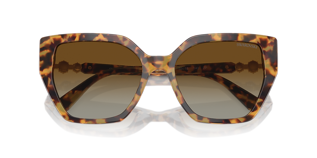 Swarovski 鏡 Swarovski SK6016 M (56 - 18) with Brown lenses and Tortoise frame