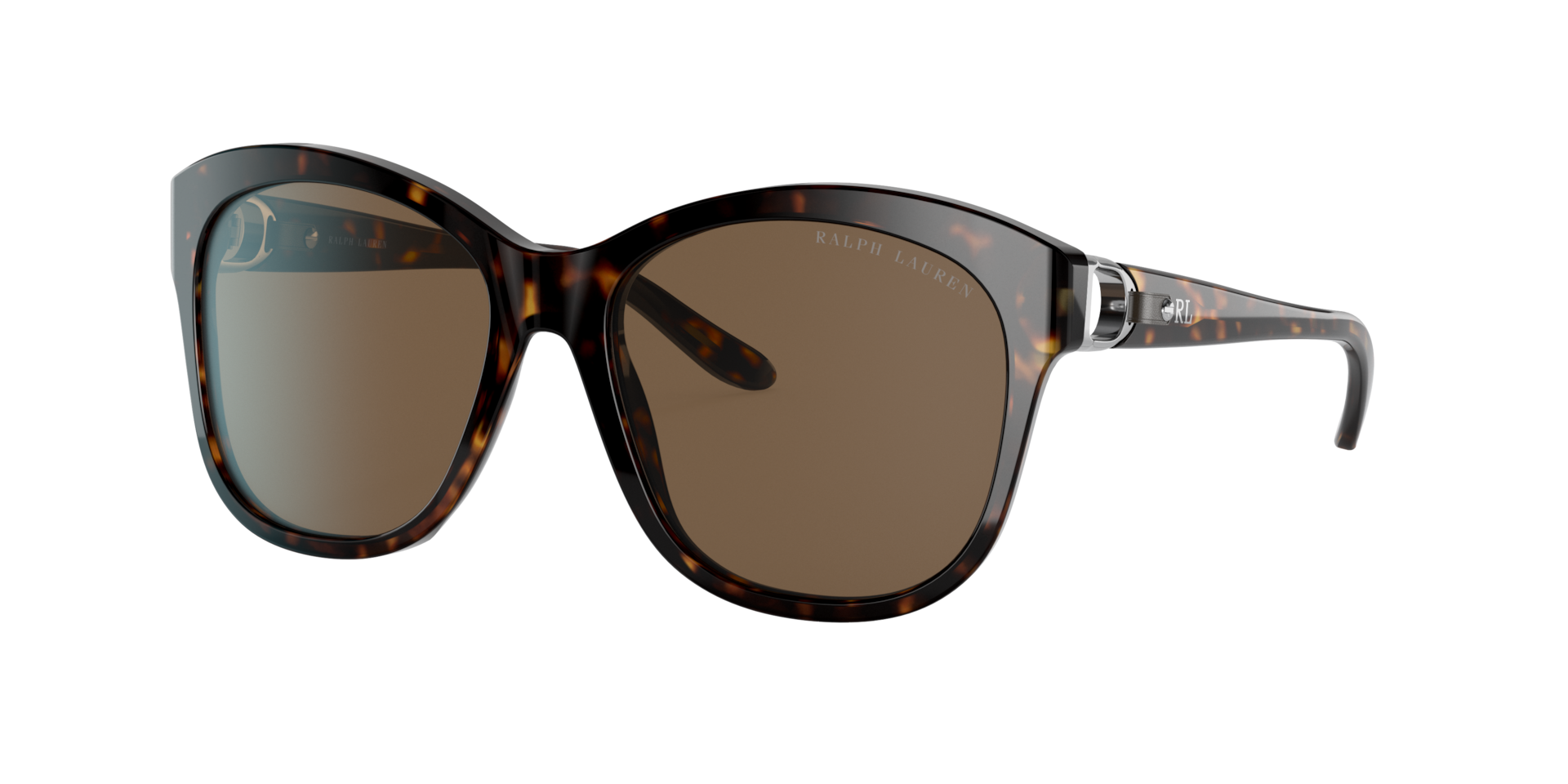 Ralph Lauren Femme Sunglass RL8190Q - Couleur du Monture Havana fonc brillant Couleur de Lentille Brun 90 €