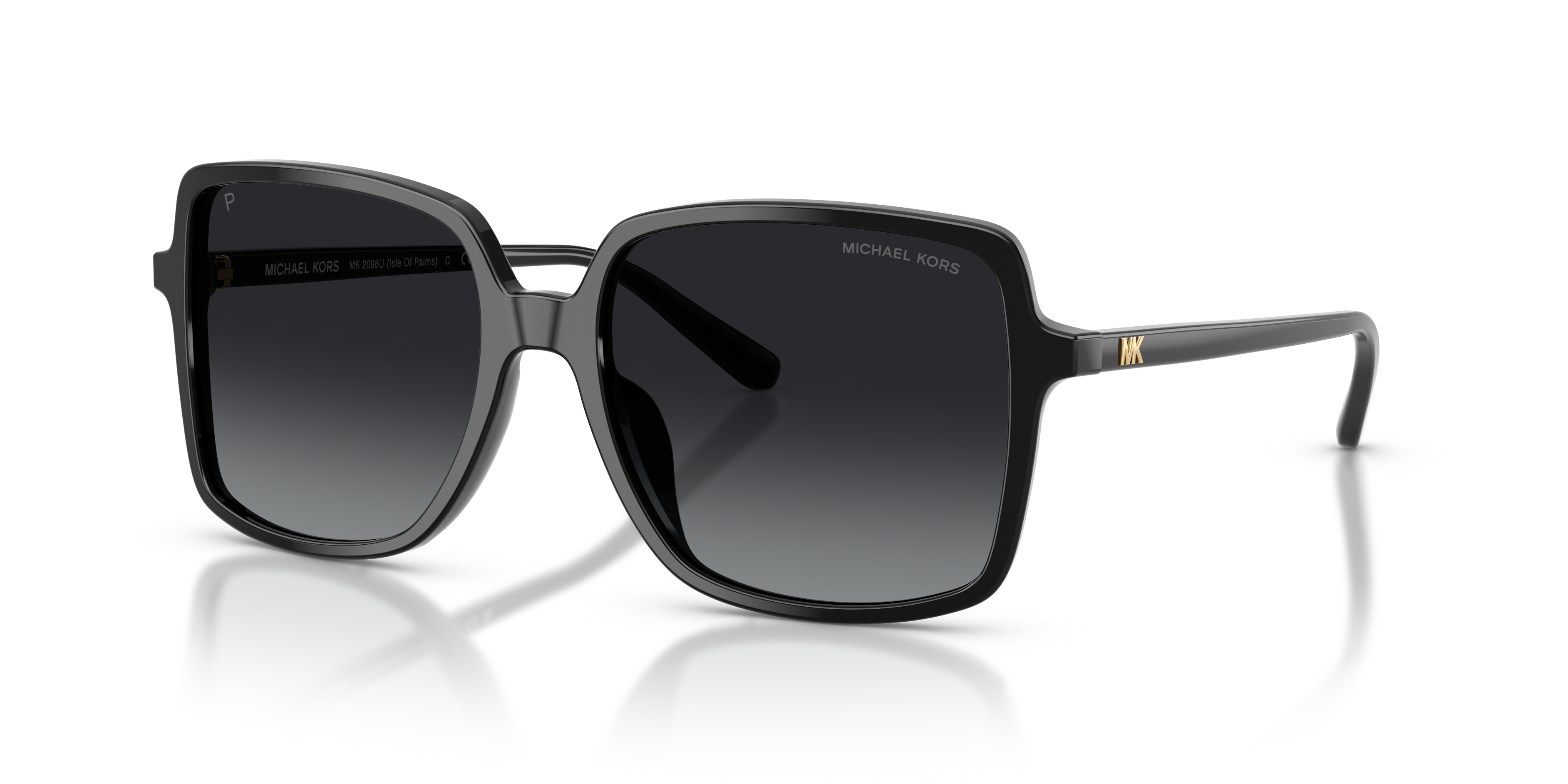 Michael Kors Isle Of Palms M (56 - 17) with Grey lenses and Black