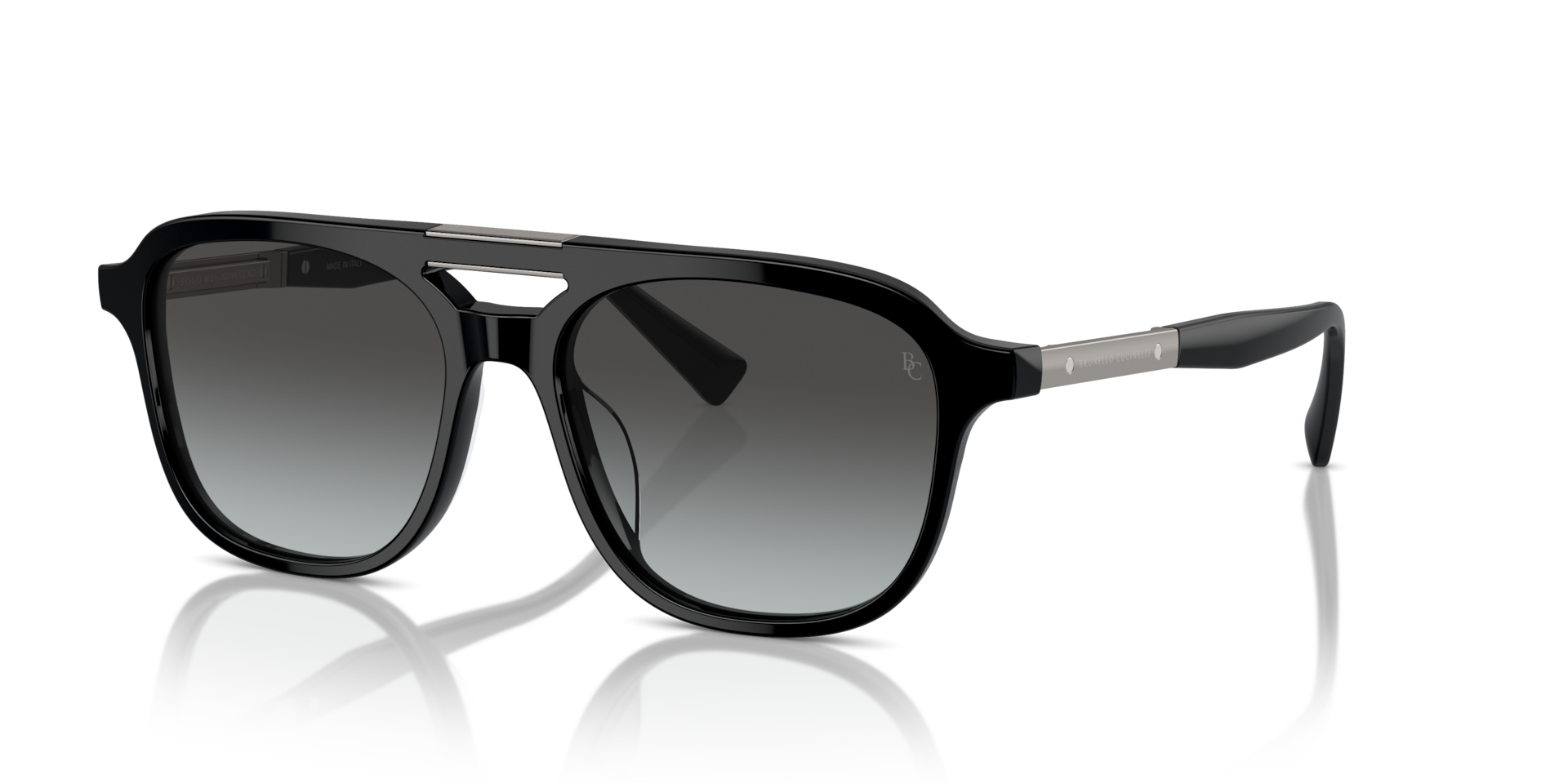 Brunello Cucinelli BC4001S XL (54 - 16) with Blue lenses and Black